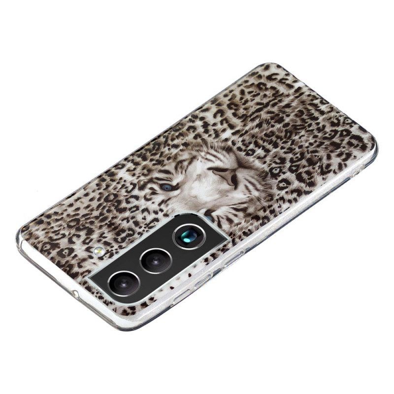 Hülle Für Samsung Galaxy S22 5G Leopard Fluoreszierend