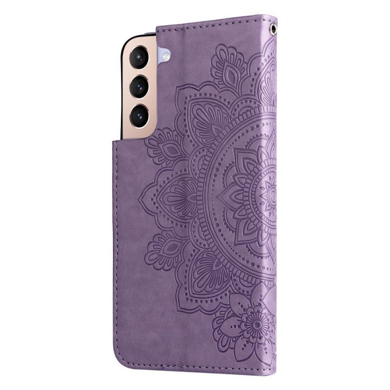 Lederhüllen Für Samsung Galaxy S22 5G Blumen-mandala