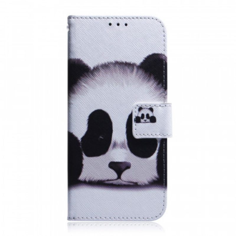 Lederhüllen Für Samsung Galaxy S22 5G Panda-gesicht