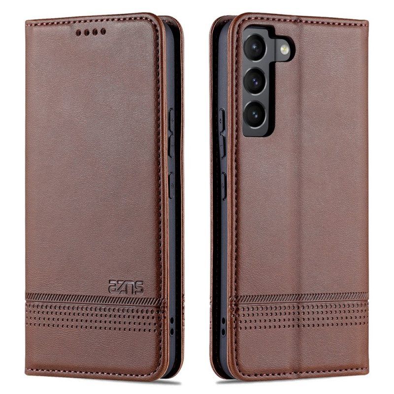 Schutzhülle Für Samsung Galaxy S22 5G Flip Case Azns Leder-styling