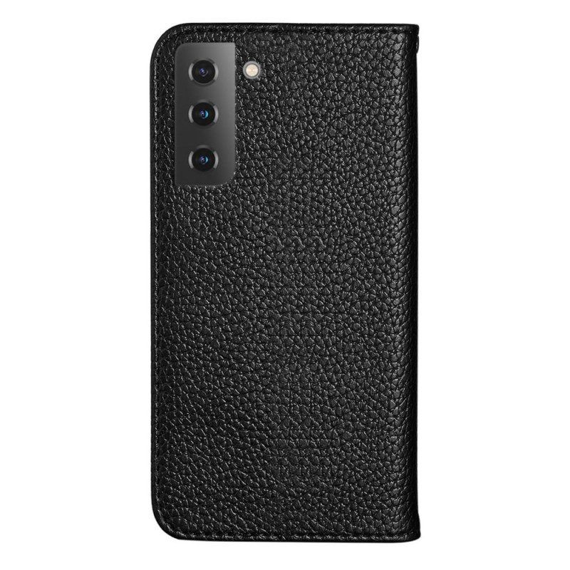 Schutzhülle Für Samsung Galaxy S22 5G Flip Case Kunstleder Litschi Ultra Chic