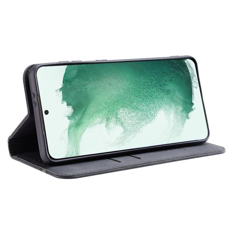 Schutzhülle Für Samsung Galaxy S22 5G Flip Case Kunstlederetui