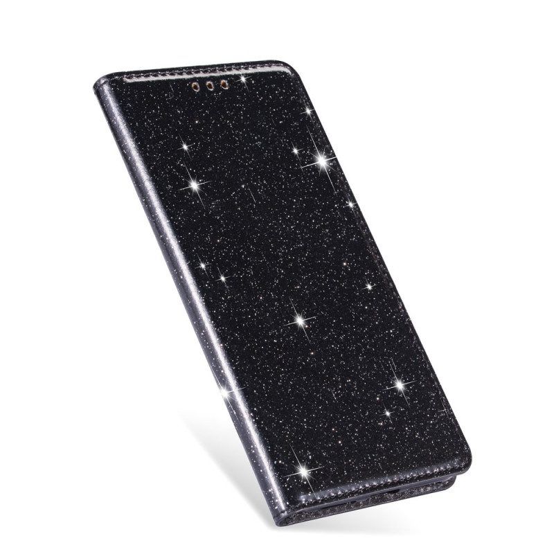 Schutzhülle Für Samsung Galaxy S22 5G Flip Case Pailletten-stil