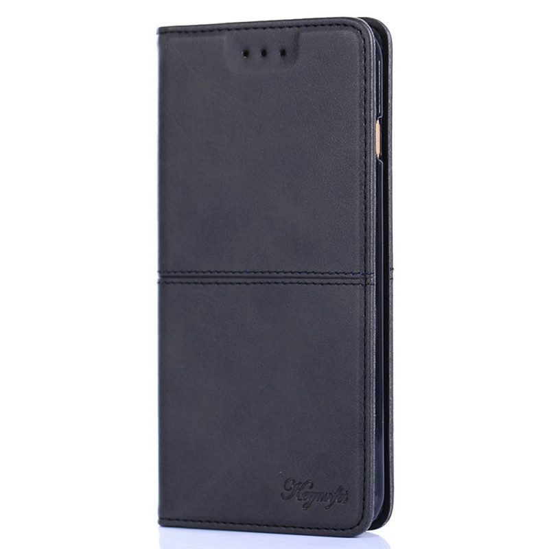 Schutzhülle Für Samsung Galaxy S22 5G Flip Case Stil Leder Couture