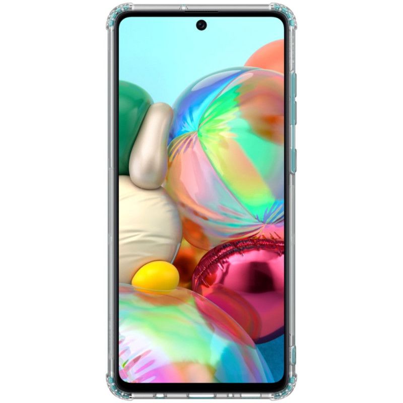 Hülle Für Samsung Galaxy A71 Weiß Transparente. Mit Nillkin Verstärkte Ecken