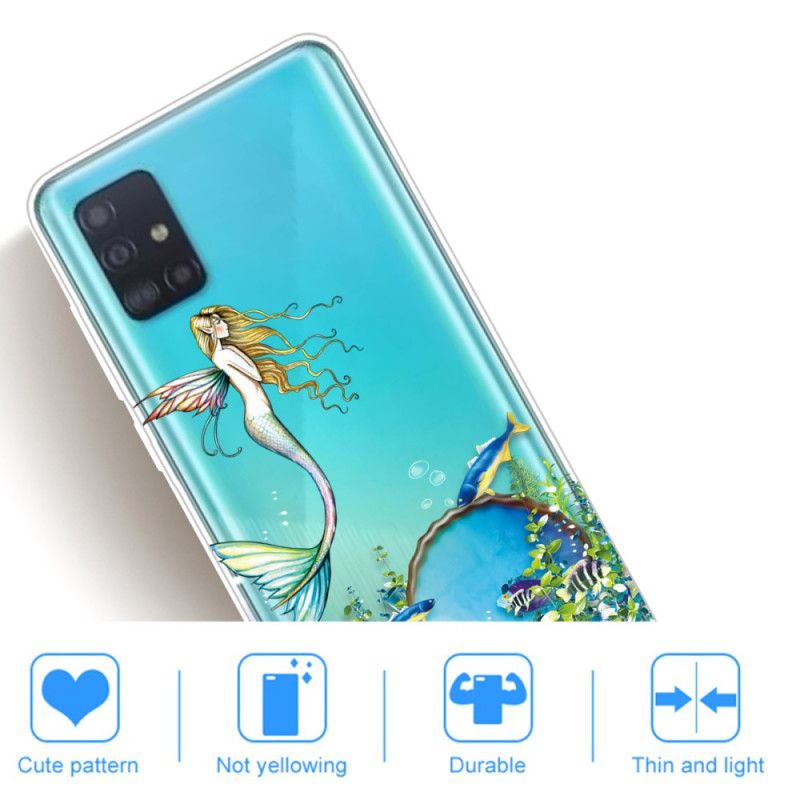 Hülle Samsung Galaxy A71 Blaue Sirene