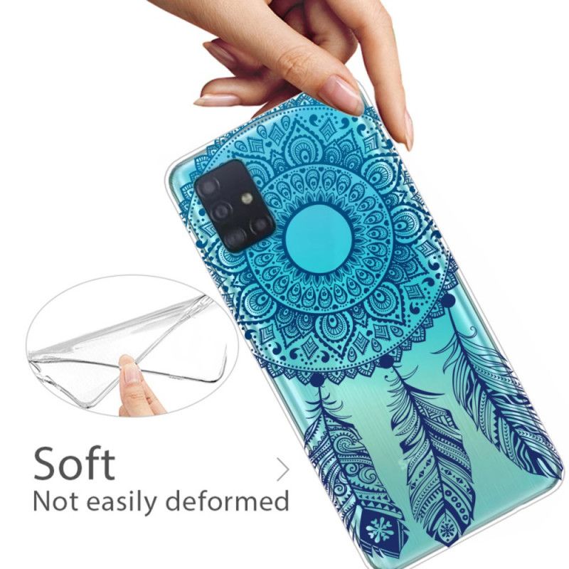 Hülle Samsung Galaxy A71 Einzigartiges Blumenmandala