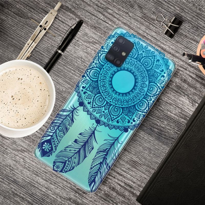 Hülle Samsung Galaxy A71 Einzigartiges Blumenmandala