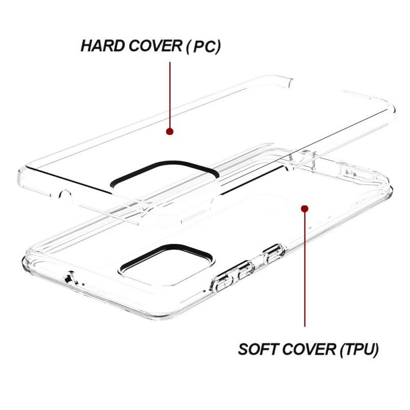 Hülle Samsung Galaxy A71 Transparente Vorderseite Hinten