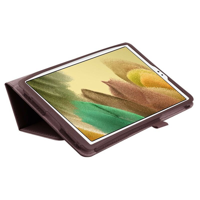 Case Für Samsung Galaxy Tab A7 Lite 2 Klappen Aus Litschi-kunstleder