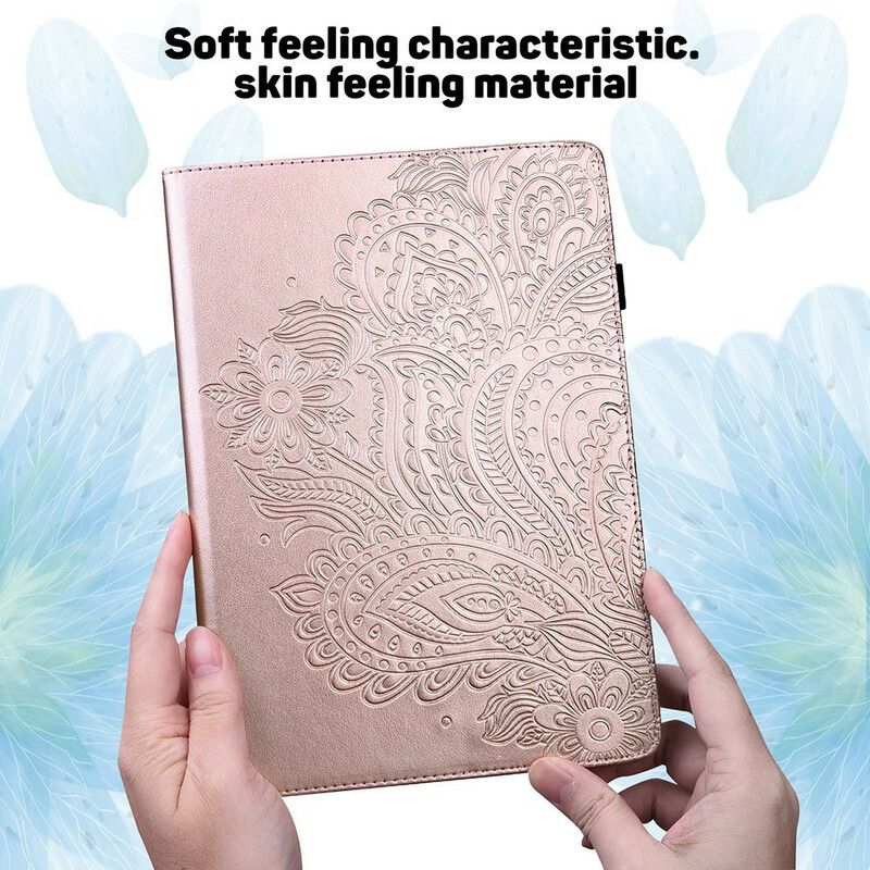 Case Samsung Galaxy Tab A7 Lite Blumen-mandala