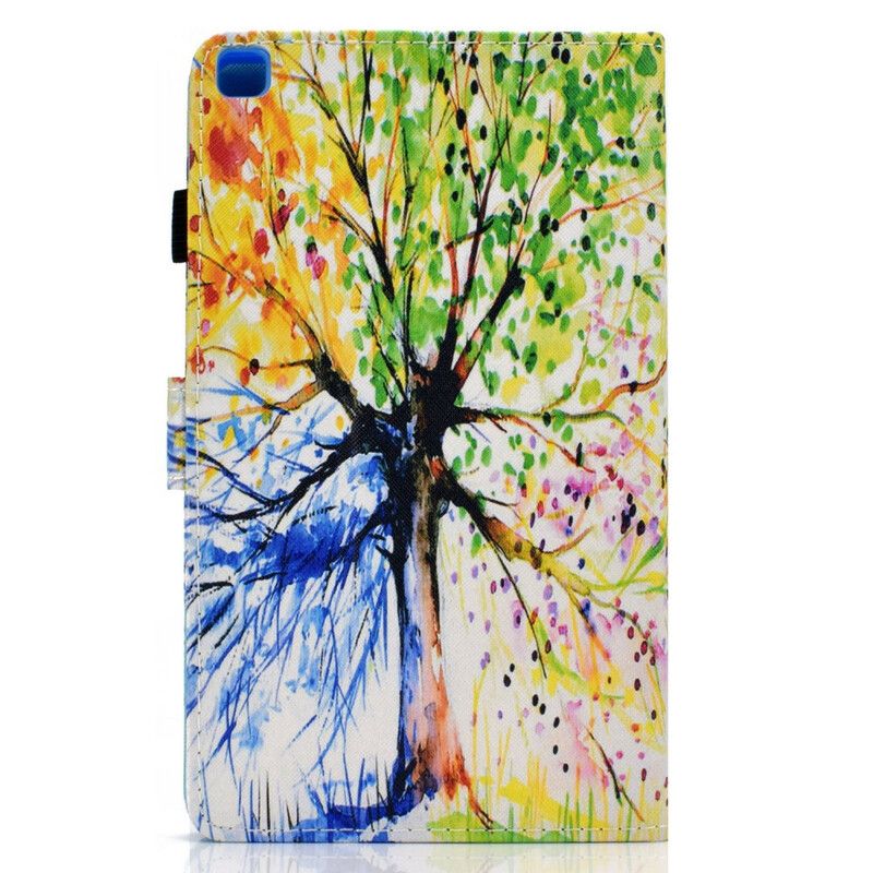 Lederhüllen Samsung Galaxy Tab A7 Lite Aquarellbaum