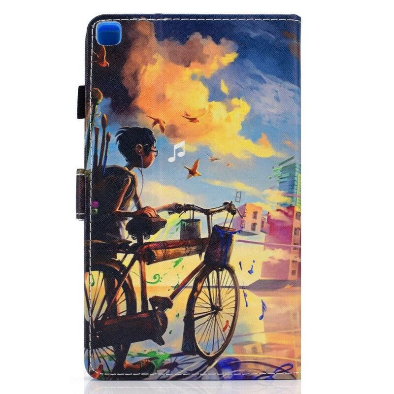 Lederhüllen Samsung Galaxy Tab A7 Lite Fahrrad Art.-nr