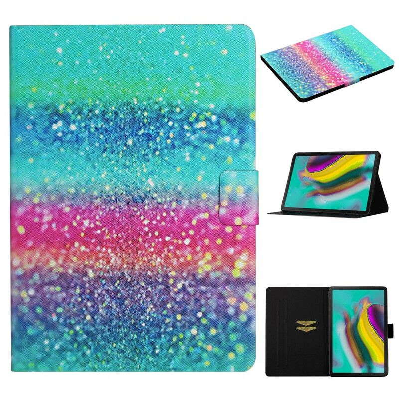 Lederhüllen Samsung Galaxy Tab A7 Lite Glitzerdesign