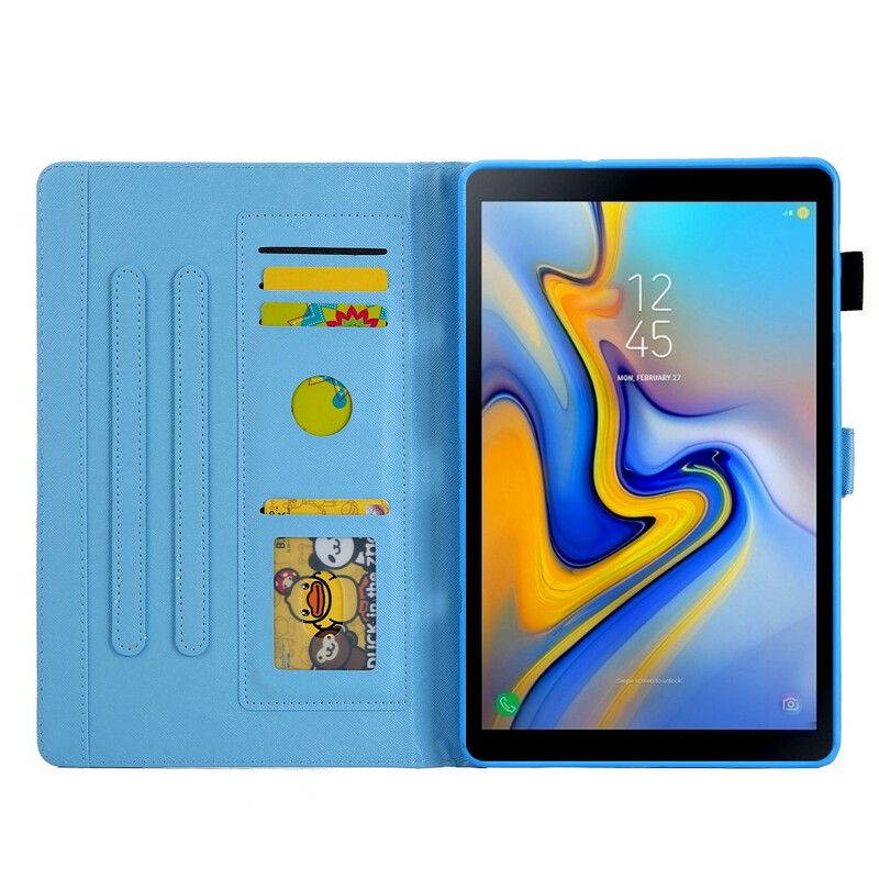 Lederhüllen Samsung Galaxy Tab A7 Lite Handyhülle Design Ananas