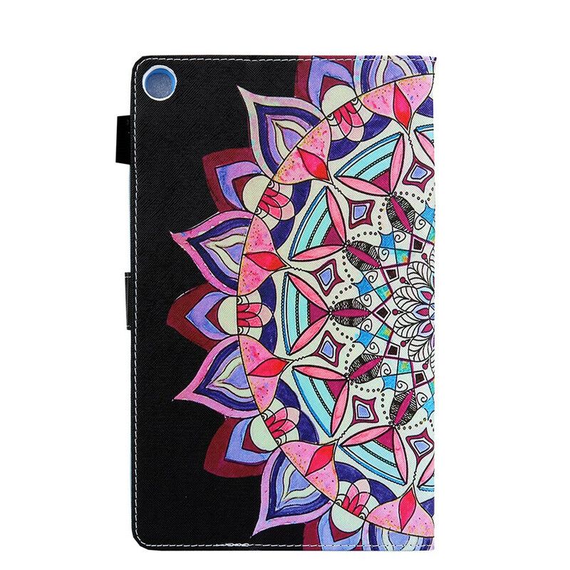 Lederhüllen Samsung Galaxy Tab A7 Lite Handyhülle Grafisches Mandala