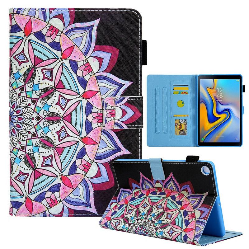 Lederhüllen Samsung Galaxy Tab A7 Lite Handyhülle Grafisches Mandala