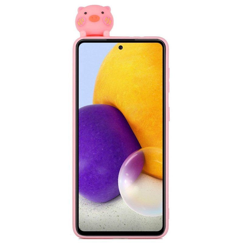 Hülle Für Samsung Galaxy A53 5G 3d-spaßschwein