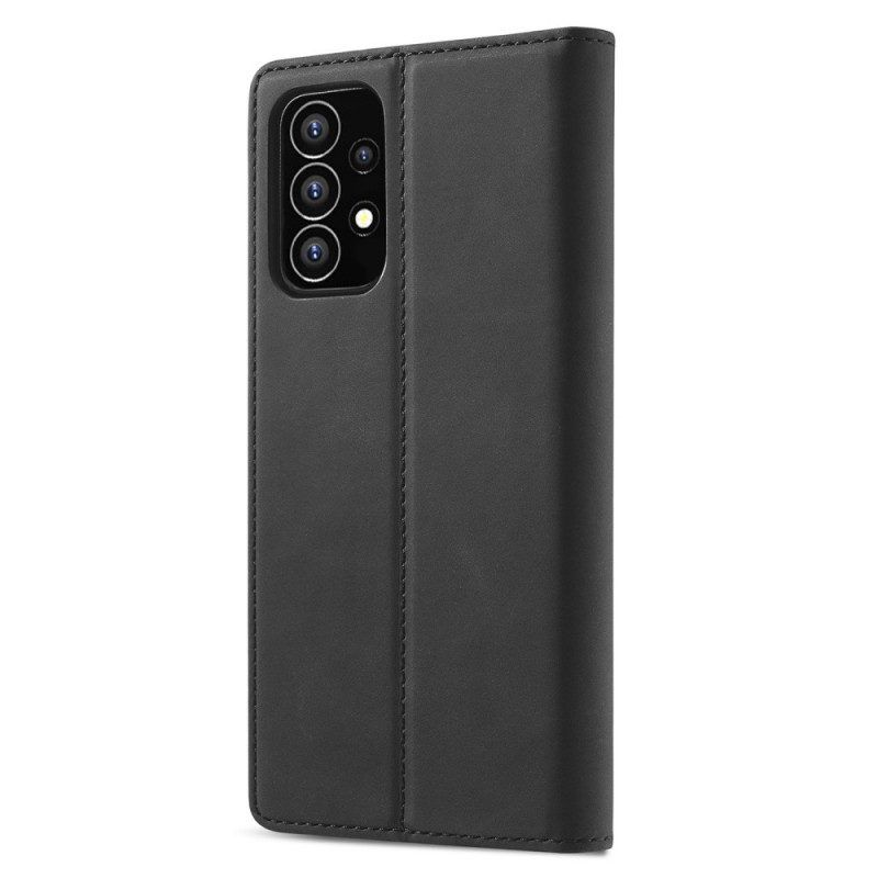 Schutzhülle Für Samsung Galaxy A53 5G Flip Case Lc.imeeke Ledereffekt