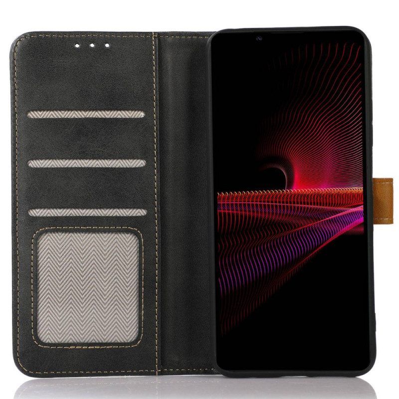 Flip Case Für Sony Xperia 1 IV Gurtband