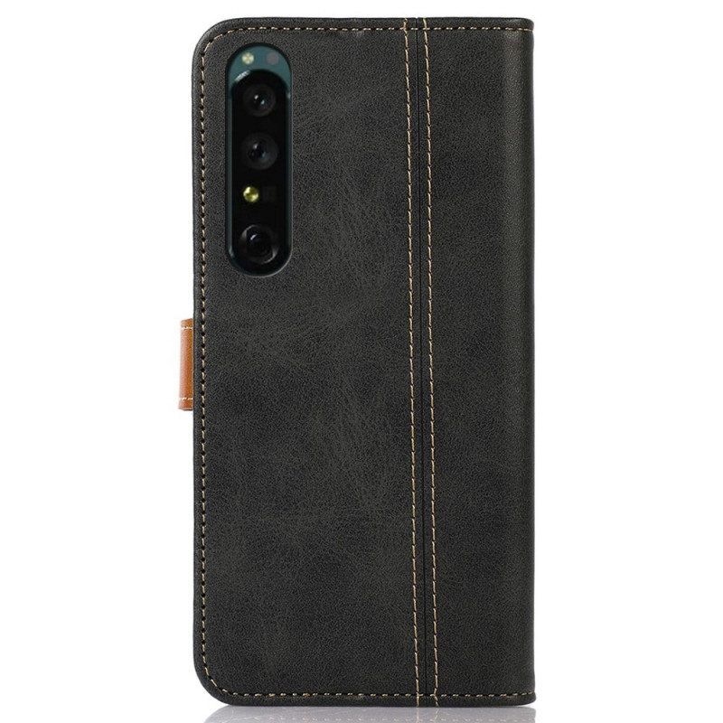 Flip Case Für Sony Xperia 1 IV Gurtband