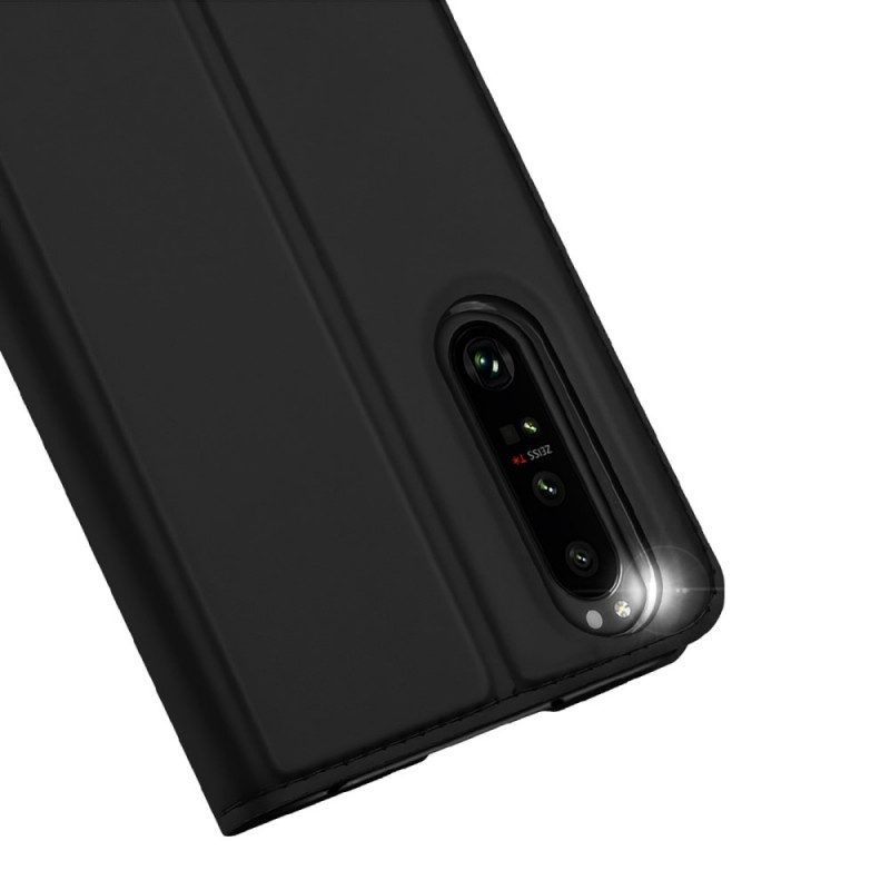 Schutzhülle Für Sony Xperia 1 IV Flip Case Skin Pro Series Dux Ducis