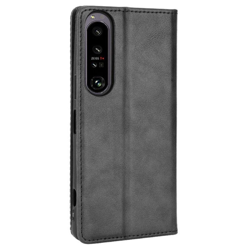 Schutzhülle Für Sony Xperia 1 IV Flip Case Stilisiert