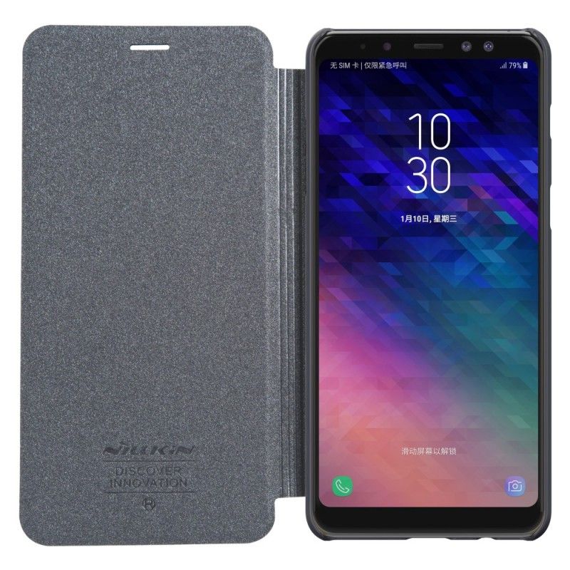 Flip Case Für Samsung Galaxy A8 Magenta Nillkin