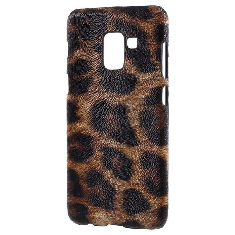 Hülle Samsung Galaxy A8 Weiß Leopard