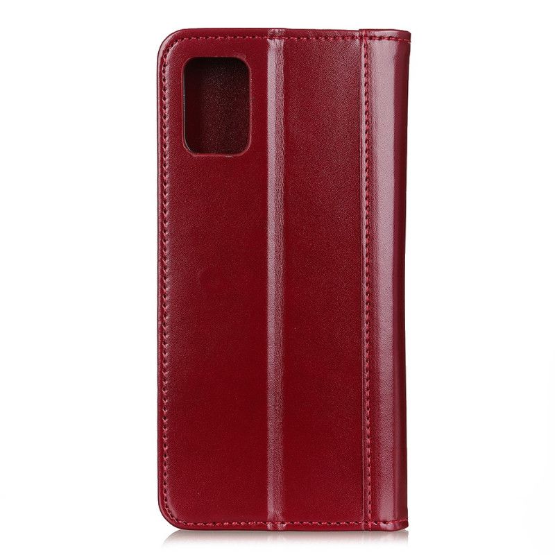 Flip Case Samsung Galaxy A51 5G Gespaltenes Leder