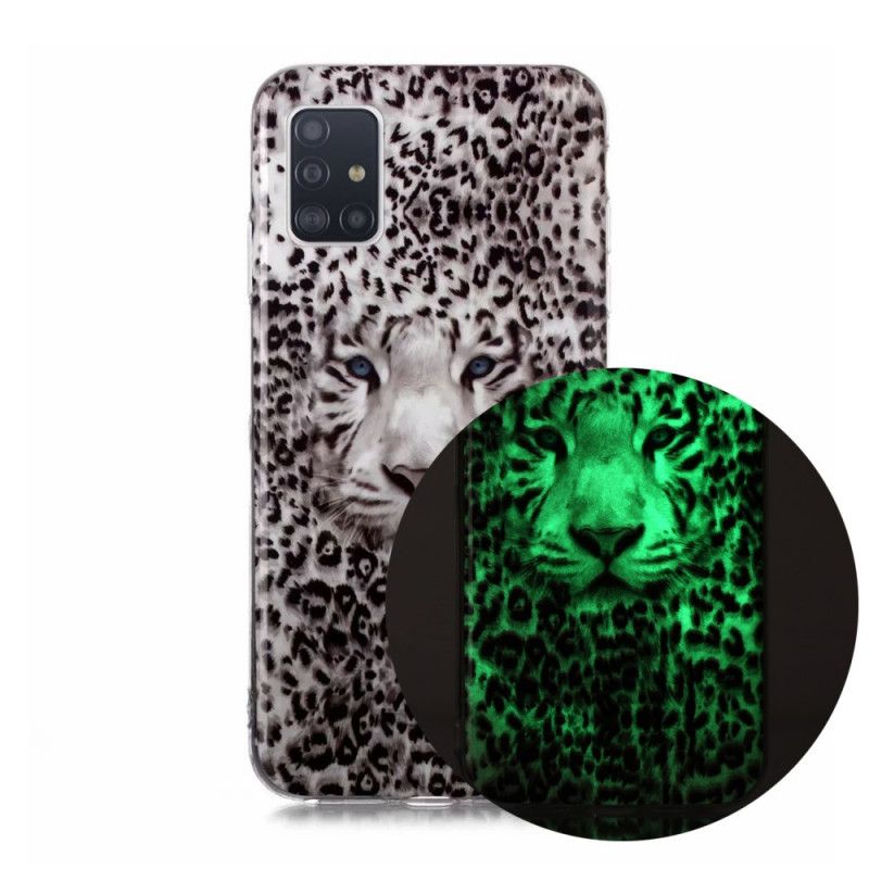 Hülle Samsung Galaxy A51 5G Fluoreszierender Leopard