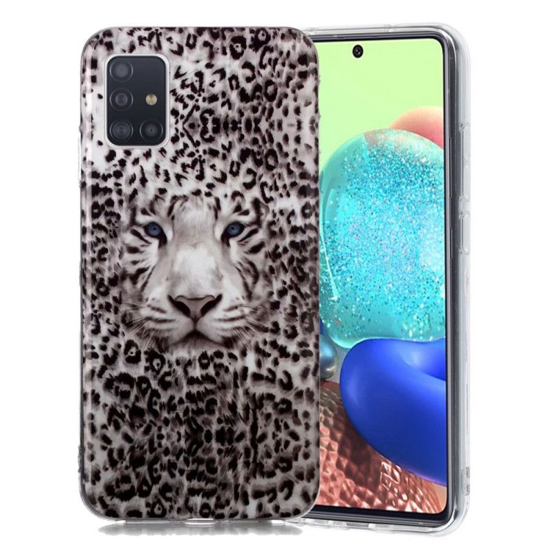 Hülle Samsung Galaxy A51 5G Fluoreszierender Leopard