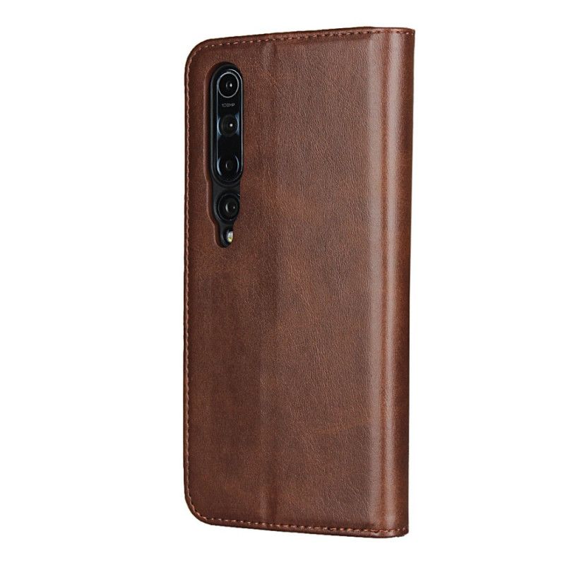 Flip Case Xiaomi Mi 10 / 10 Pro Schwarz Elegantes Spaltleder