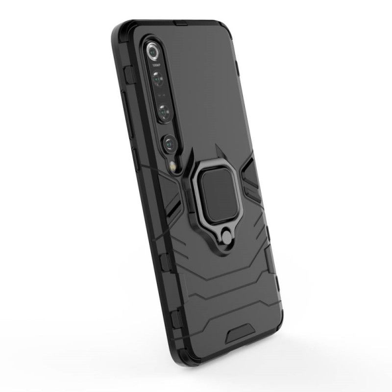 Hülle Xiaomi Mi 10 / 10 Pro Schwarz Widerstandsfähiger Pro-Ring