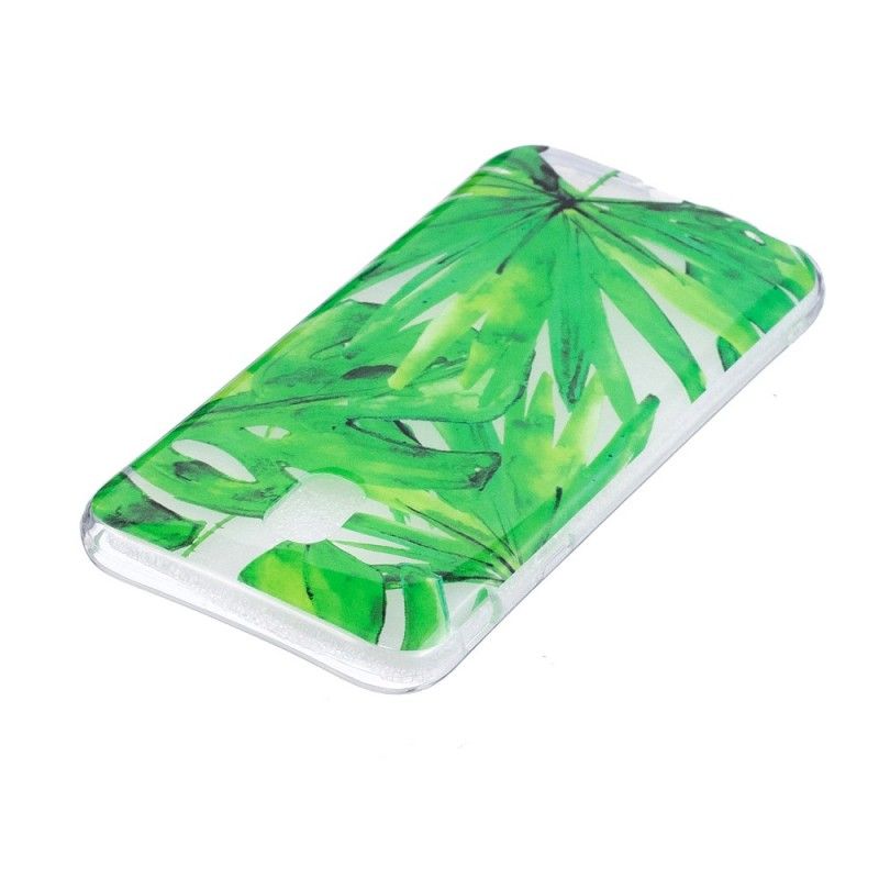 Hülle Samsung Galaxy J3 2017 Handyhülle Transparente Blätter