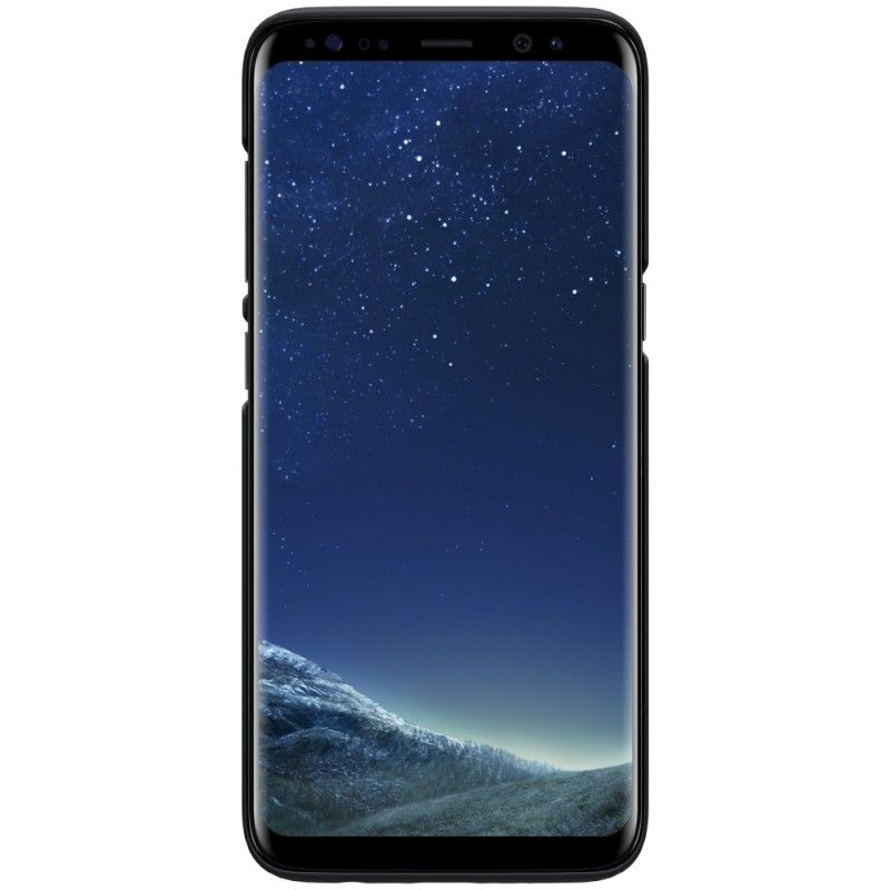 Hülle Samsung Galaxy S8 Plus Schwarz Starrer Gefrosteter Nillkin