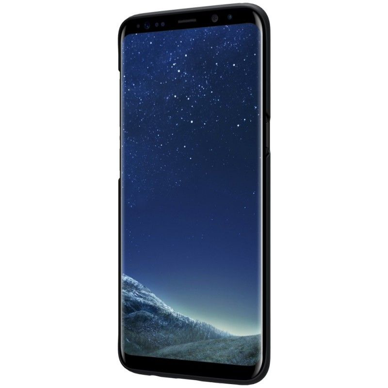 Hülle Samsung Galaxy S8 Plus Schwarz Starrer Gefrosteter Nillkin