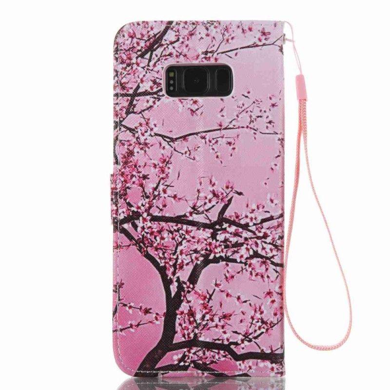 Lederhüllen Samsung Galaxy S8 Plus Blühender Baum Mit Tanga