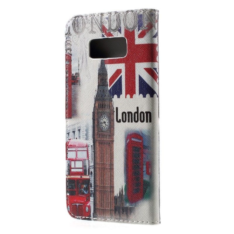 Lederhüllen Samsung Galaxy S8 Plus Londoner Leben