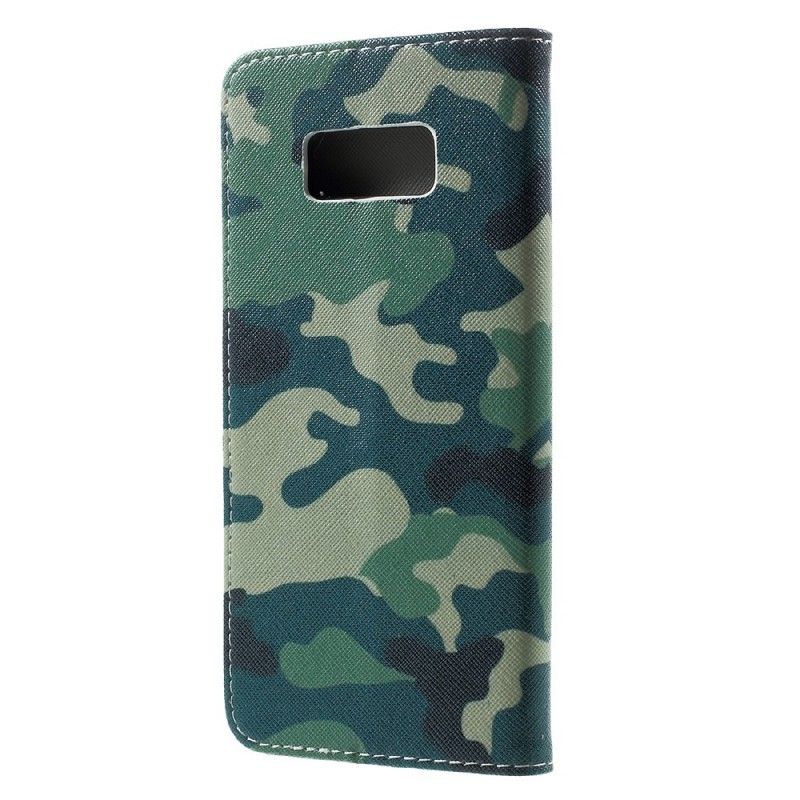 Lederhüllen Samsung Galaxy S8 Plus Militärische Tarnung