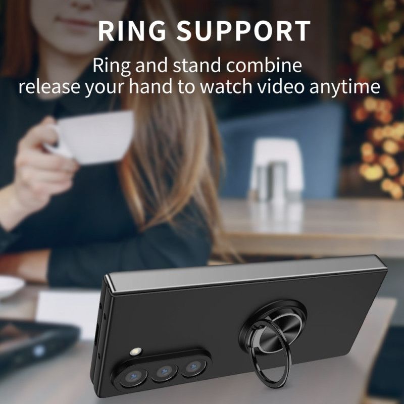 Hülle Samsung Galaxy Z Fold 6 Handyhülle Ring-unterstützung