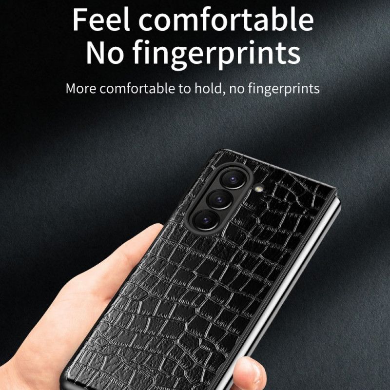 Hülle Samsung Galaxy Z Fold 6 Krokodil-stil