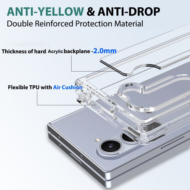 Hülle Samsung Galaxy Z Fold 6 Transparenter Kratzschutz