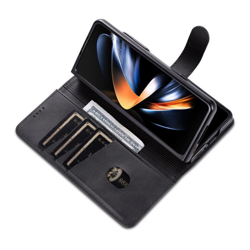 Lederhüllen Samsung Galaxy Z Fold 6 Azns-lederstil