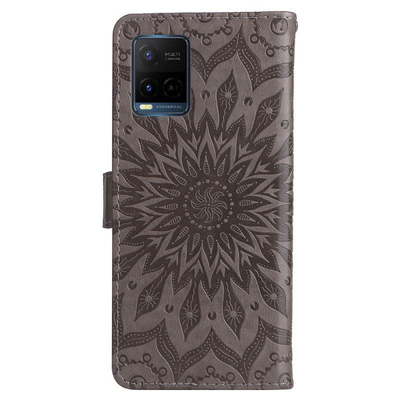 Flip Case Für Vivo Y21 Mit Kordel Thong Sun