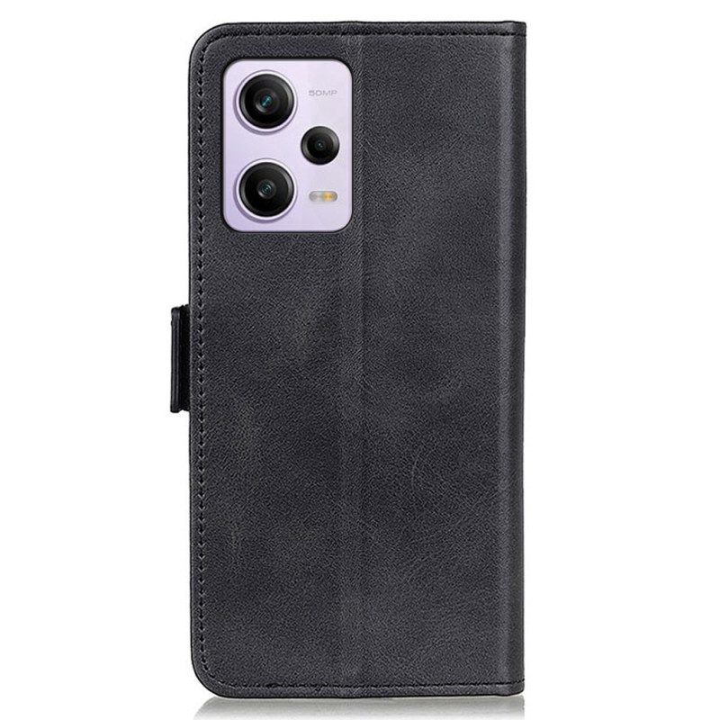 Flip Case Für Xiaomi Redmi Note 12 Pro Doppelter Verschluss