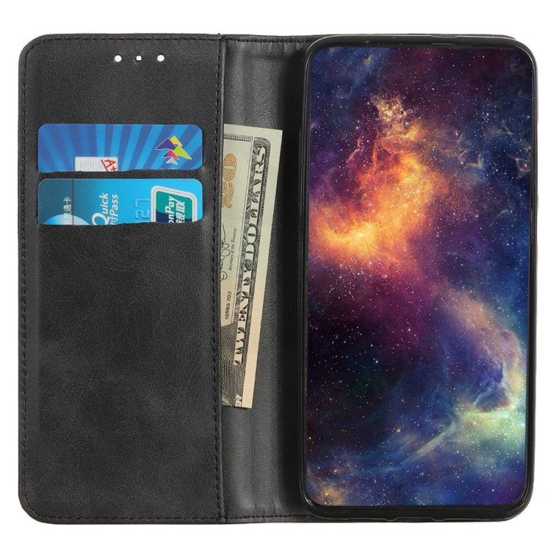 Schutzhülle Für Samsung Galaxy S23 5G Flip Case Spaltleder