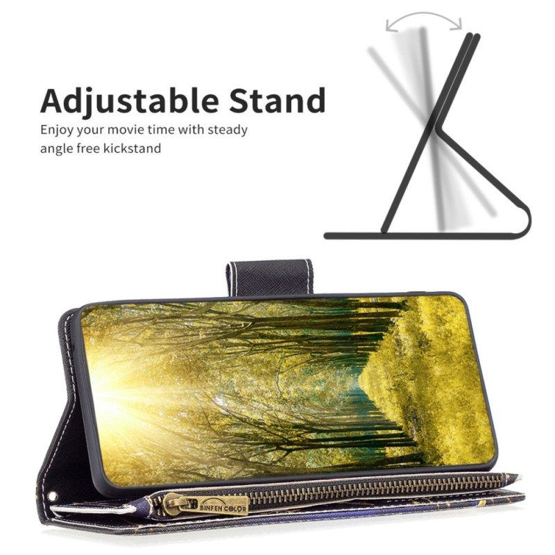 Flip Case Für Samsung Galaxy S23 Ultra 5G Brieftasche Schmetterlings-geldbörse