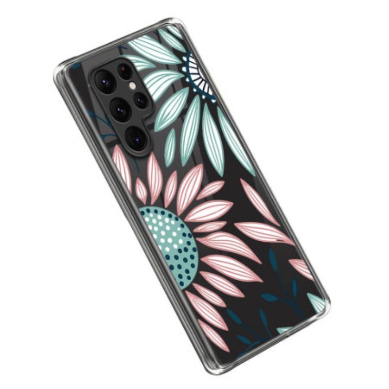 Handyhülle Für Samsung Galaxy S23 Ultra 5G Blumen-