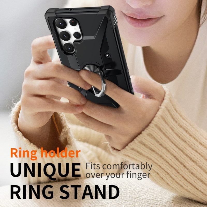 Handyhülle Für Samsung Galaxy S23 Ultra 5G Einfacher Stützring